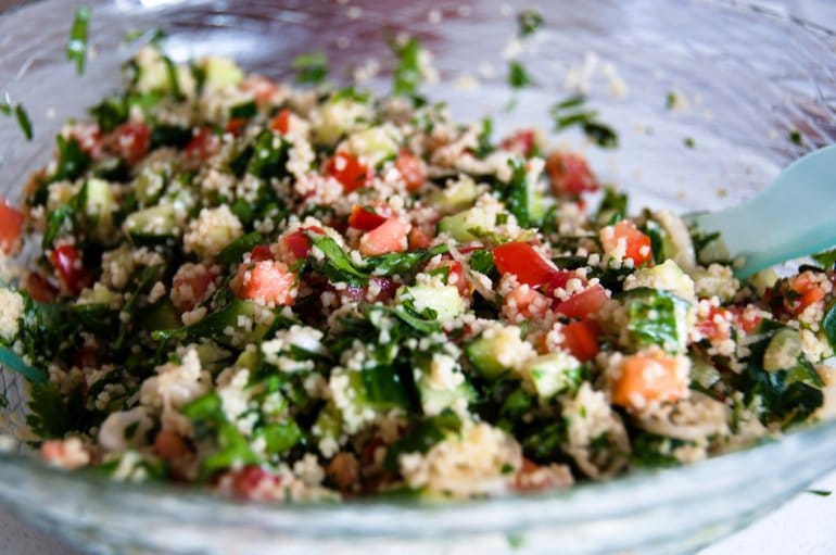 Tabouleh Salat mit Couscous | Couscous-Salat.de